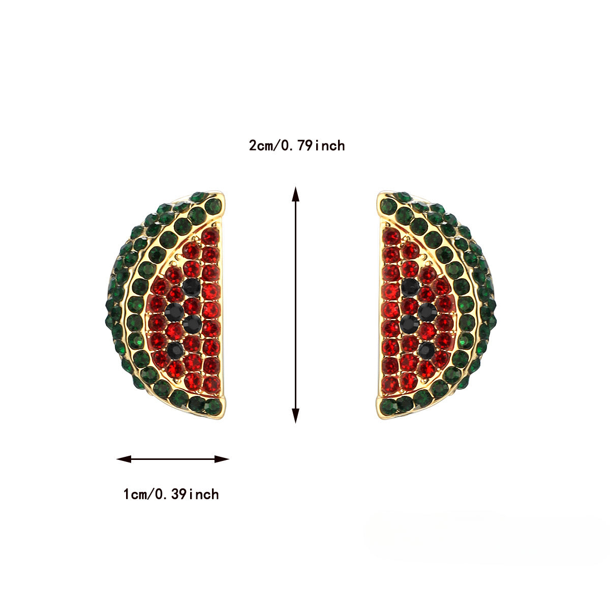 Wholesale Summer Party Fruit Watermelon Earrings ACC-ES-KJ007