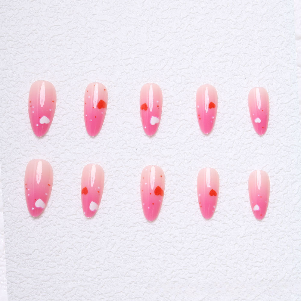 Wholesale 24 Pieces/box Press-on Nails Kits Nail Stickers ACC-NS-XingNai004