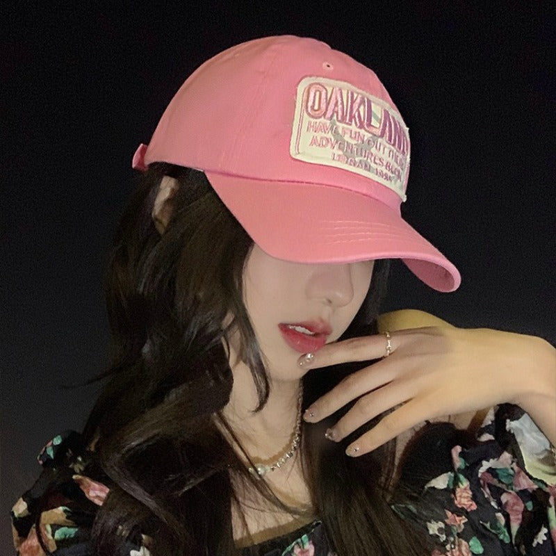 Wholesale 3D Embroidery Pink Baseball Cap ACC-HT-Xianj007
