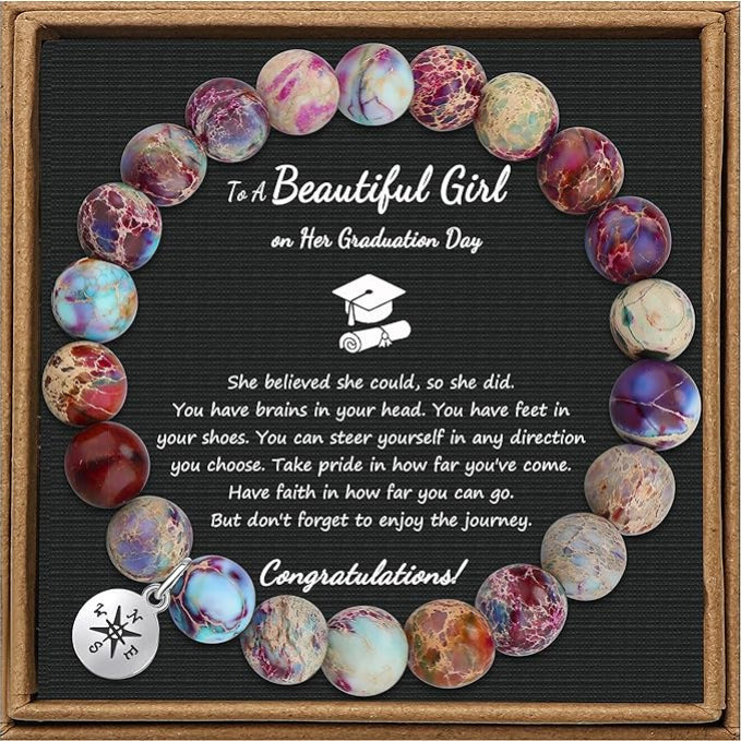 Wholesale Handmade Imperial Stone Compass Beaded Bracelet ACC-BT-zhixiang004