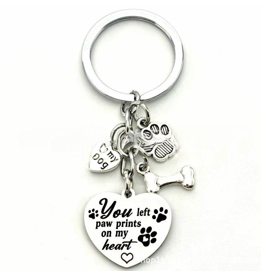 Wholesale Stainless Steel Pet Dog Keychain Creative Keychain ACC-KC-Chenz003