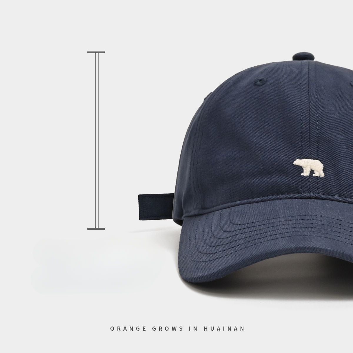 Wholesale Brushed Embroidered Visor Soft Top Baseball Cap Hat ACC-HT-JinKeyu002