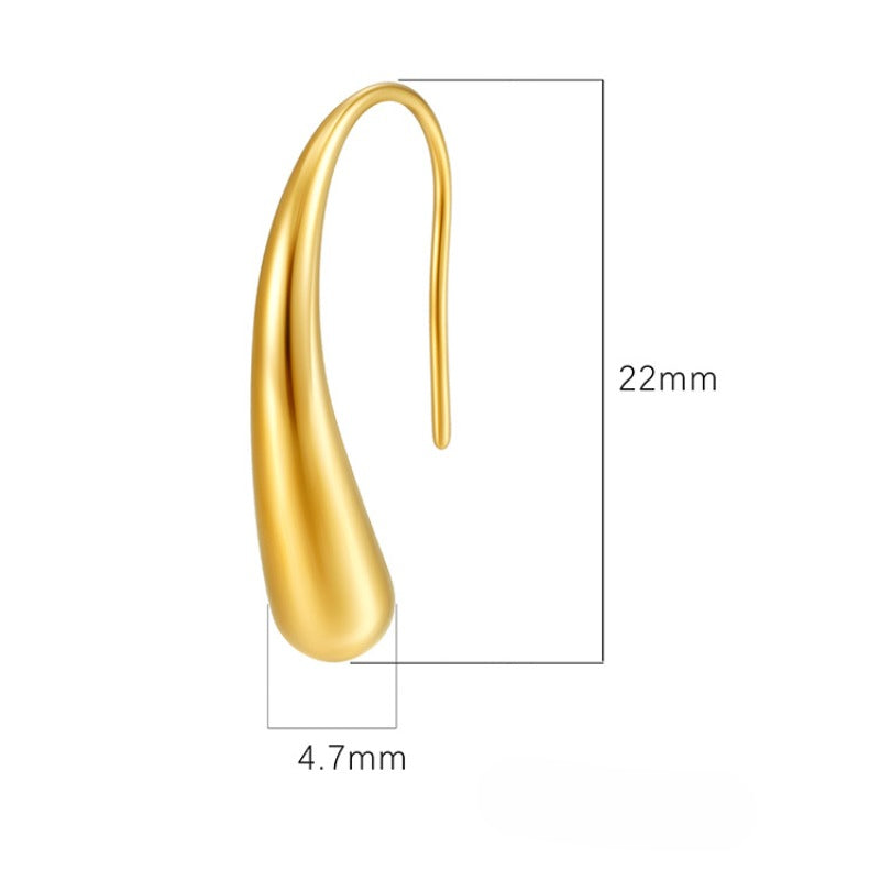 Wholesale Stainless Steel Tear Drop Earrings ACC-ES-MuShan047