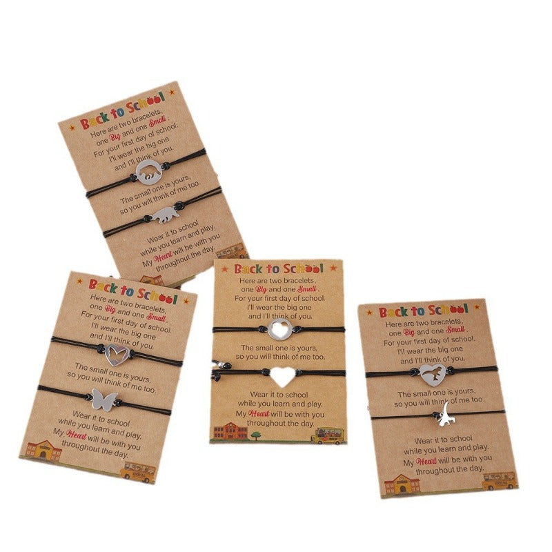 Wholesale Back to School Teacher's Day Love Braided Bracelet ACC-BT-zhiyu006