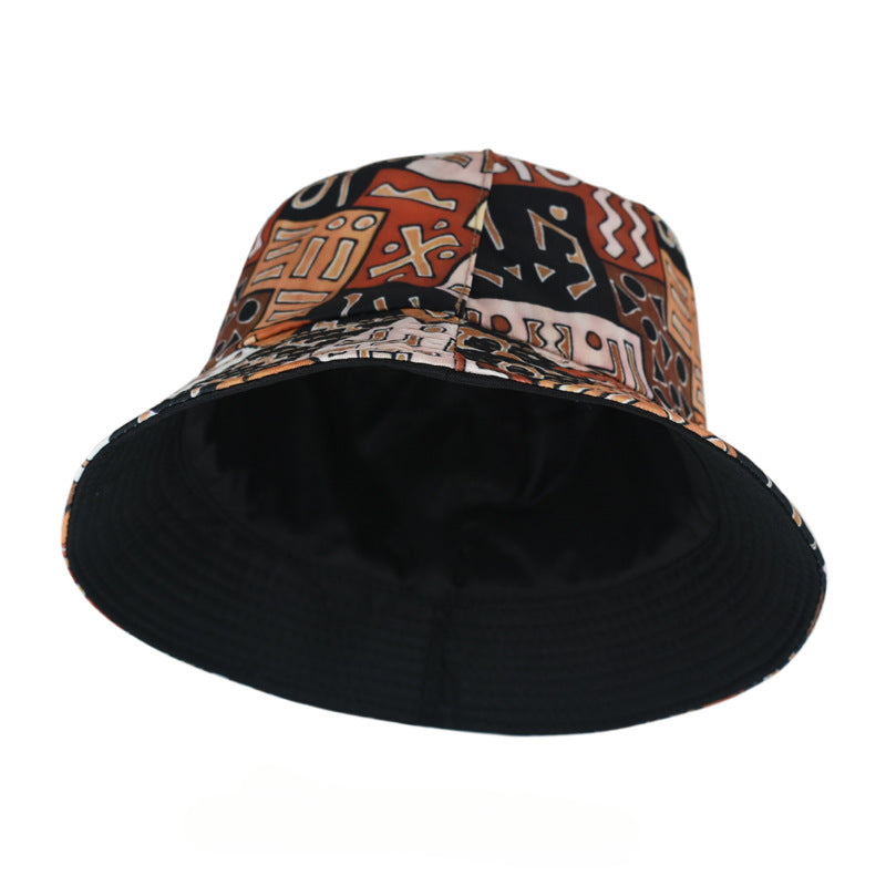 Wholesale Vintage Printed Fashion Cartoon Graffiti Bucket Hat ACC-HT-Xiny013