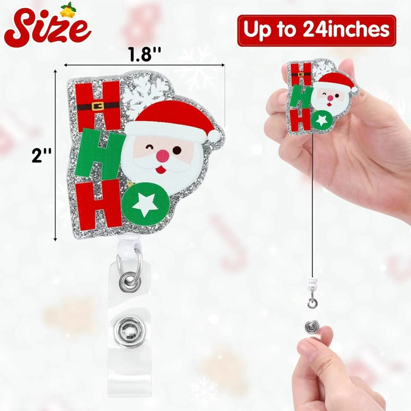 Wholesale Christmas Snowman Badge Scroll Keychain ACC-KC-LingYu010