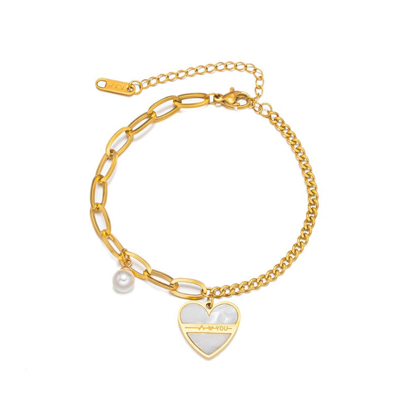 Wholesale Stainless Steel Gold Bracelet ACC-BT-QiYun005