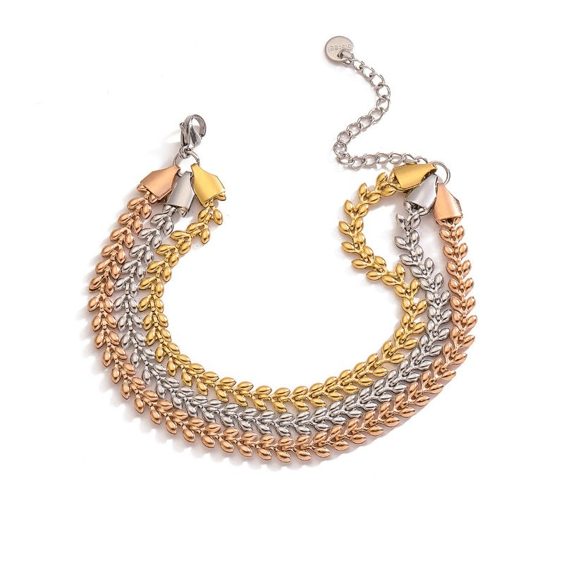 Wholesale Punk Vintage Titanium Steel Bracelet ACC-BT-AG003