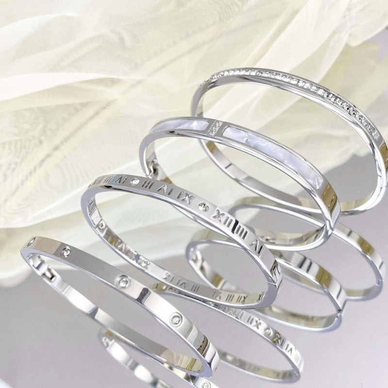 Wholesale Gypsophila Titanium Steel  Simple Bracelet ACC-BT-YuXun010