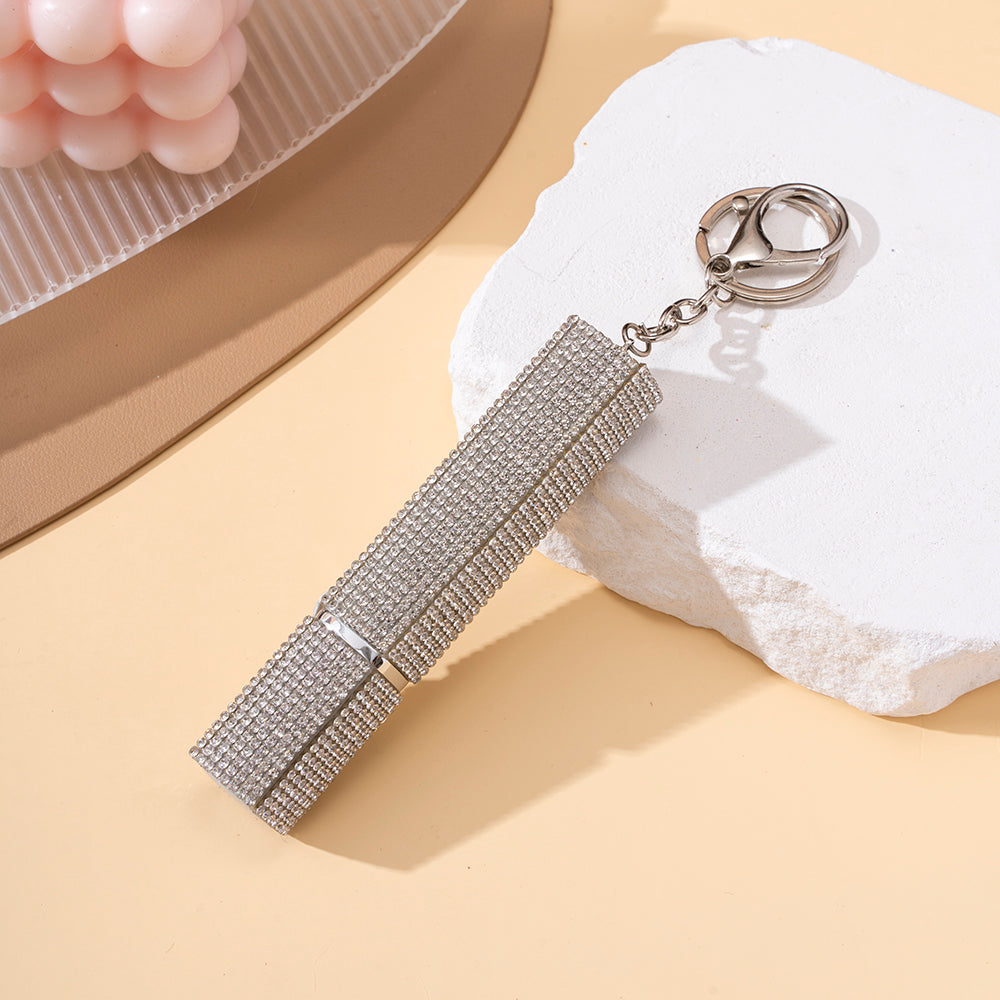 Wholesale Diamond 12ml Perfume Bottle Keychain Portable Keychain Pendant ACCVIP-KC-ZhiYa018