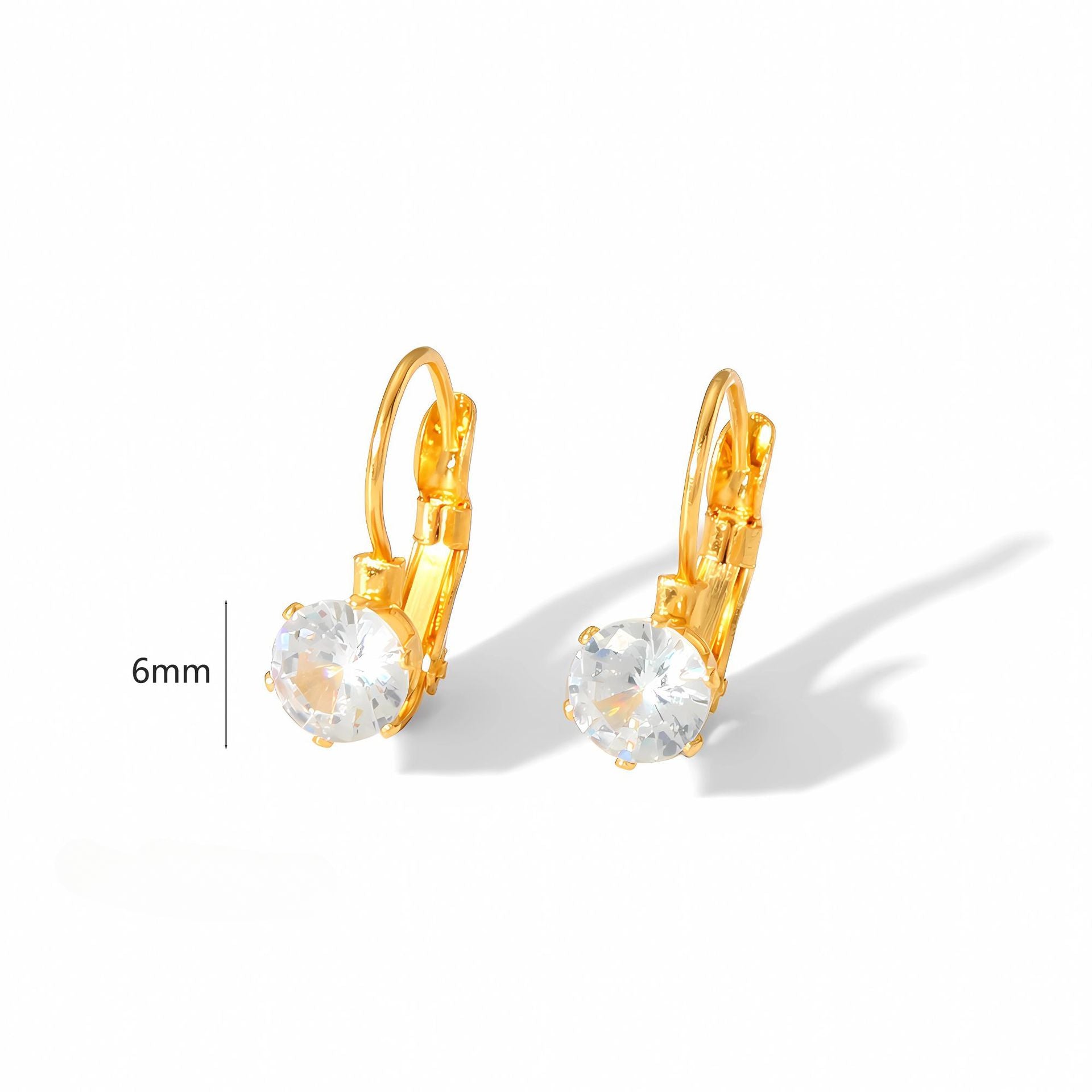 Wholesale Vintage Style 18K Gold Stainless Steel Earrings ACC-ES-LiQuan008