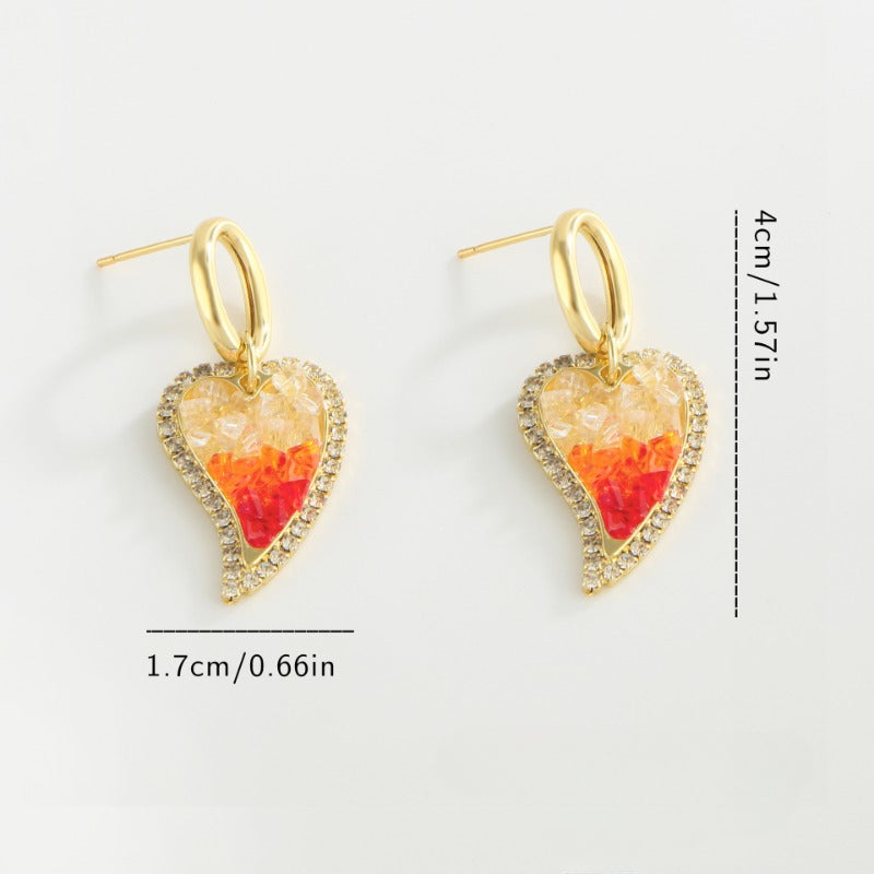 Wholesale Stainless Steel Heart Earrings ACC-ES-YiLong001