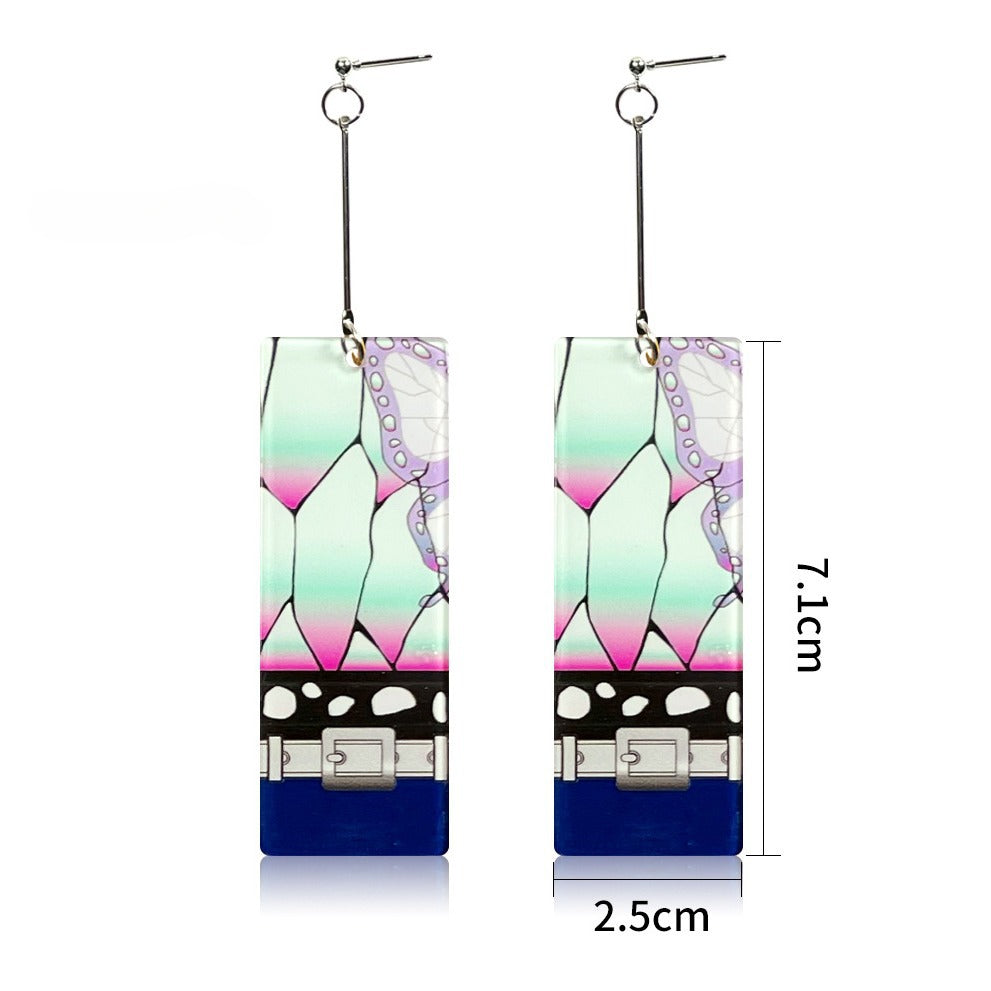 Wholesale Cartoon Anime Butterfly Acrylic Earrings ACC-ES-Jiay011