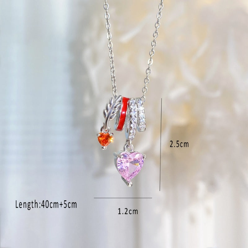 Wholesale Copper Plated 18k Real Gold Hot Sale Love Necklace ACC-NE-YuXun006