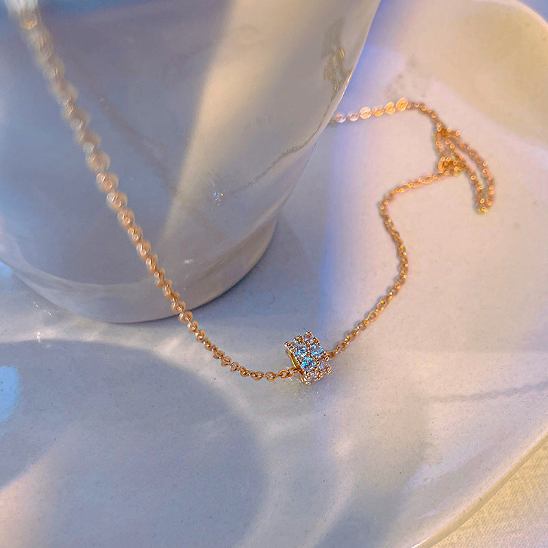 Wholesale Zircon Titanium Steel Necklace ACC-NE-Qingyan002