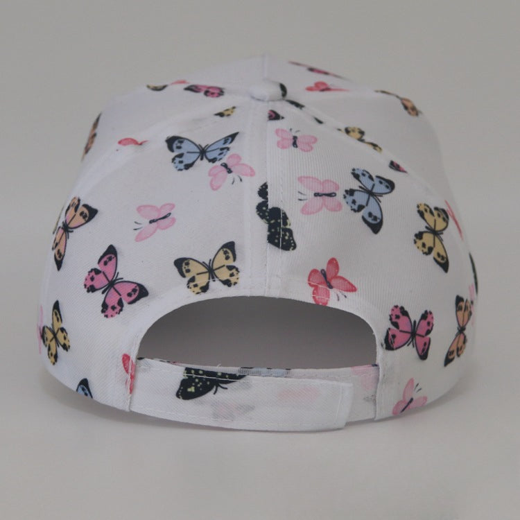 Wholesale Butterfly Printed Kids Hats Baseball Cap ACC-KH-XiaoYang001