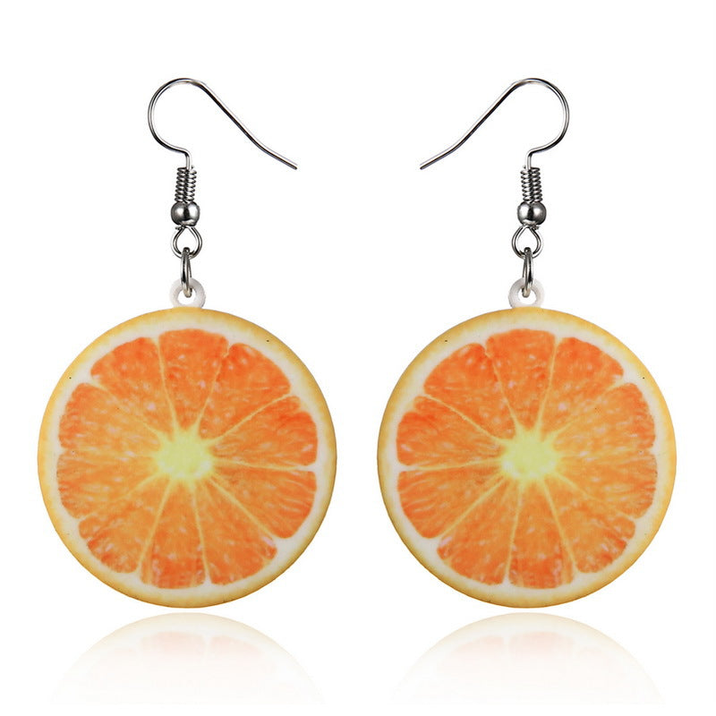 Wholesale Acrylic Fruit Earrings ACC-ES-Bayue001