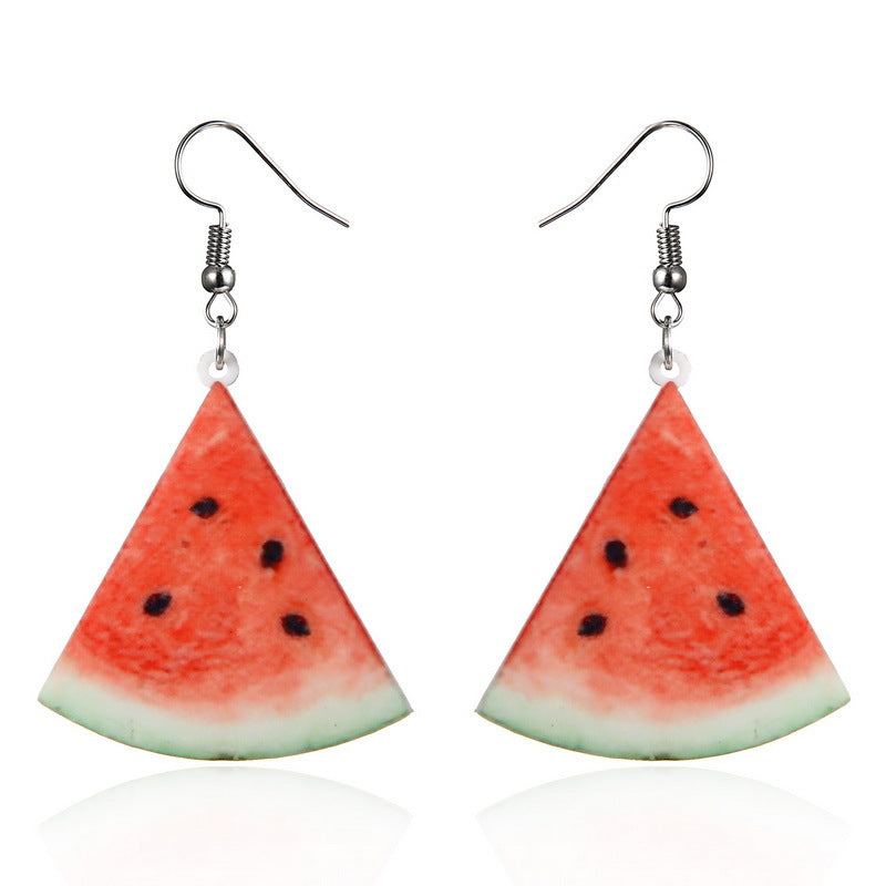 Wholesale Acrylic Fruit Earrings ACC-ES-Bayue001