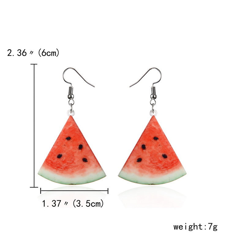 Wholesale Creative Fruit Earrings Pineapple Fruit Studs Earrings