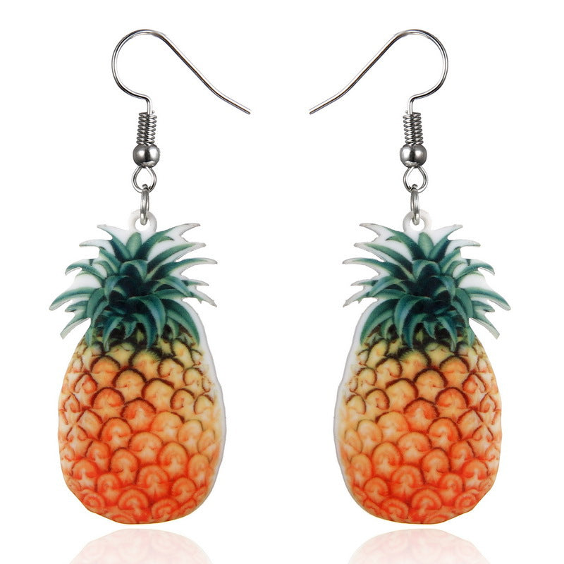 Wholesale Acrylic Fruit Earrings ACC-ES-Bayue001