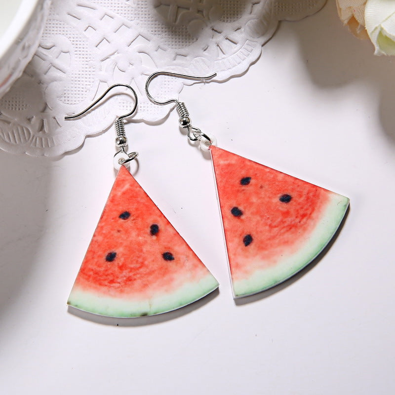 Wholesale Acrylic Fruit Earrings ACC-ES-Bayue001