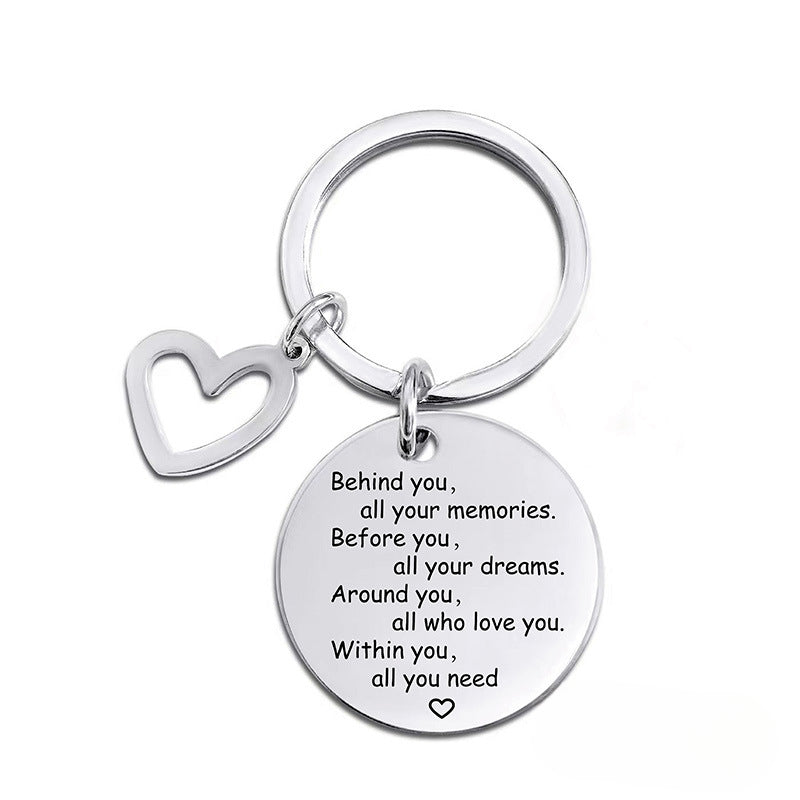 Wholesale 2024 Graduation Season Gift Commemorative Stainless Steel Keychain ACC-KC-Ganggu010