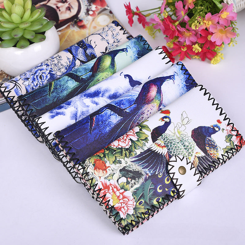 Wholesale Ethnic Style Handmade Wallet Composite Two-layer Leather Wallet ACC-WT-Mengs004