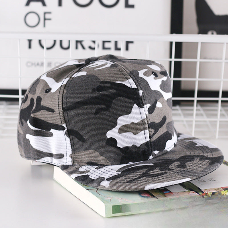 Wholesale Light Plate Camouflage Flat Brim Hat Trendy Baseball Cap ACC-HT-Huic011