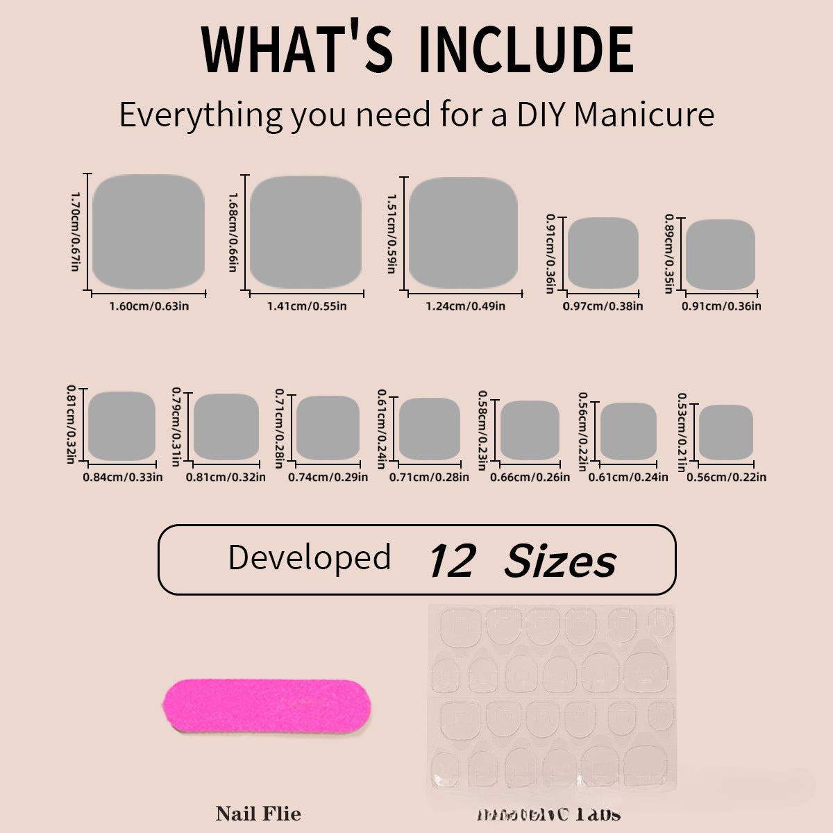 Wholesale 24pcs/box Glitter Nail Stickers Dot Diamond Wearable Nails Press-on Nail Set ACC-NS-HaoYi028