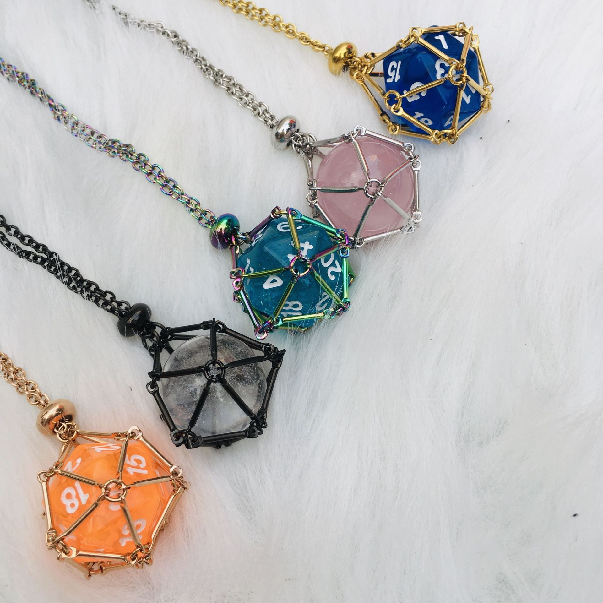 Wholesale Natural Stone Crystal Stainless Steel Bamboo Adjustable Hand Woven Net Pocket Necklace ACC-NE-RongGuan006