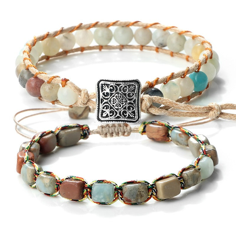 Wholesale Vintage Bohemian Handmade Braided Bracelets ACC-BT-Xinh005