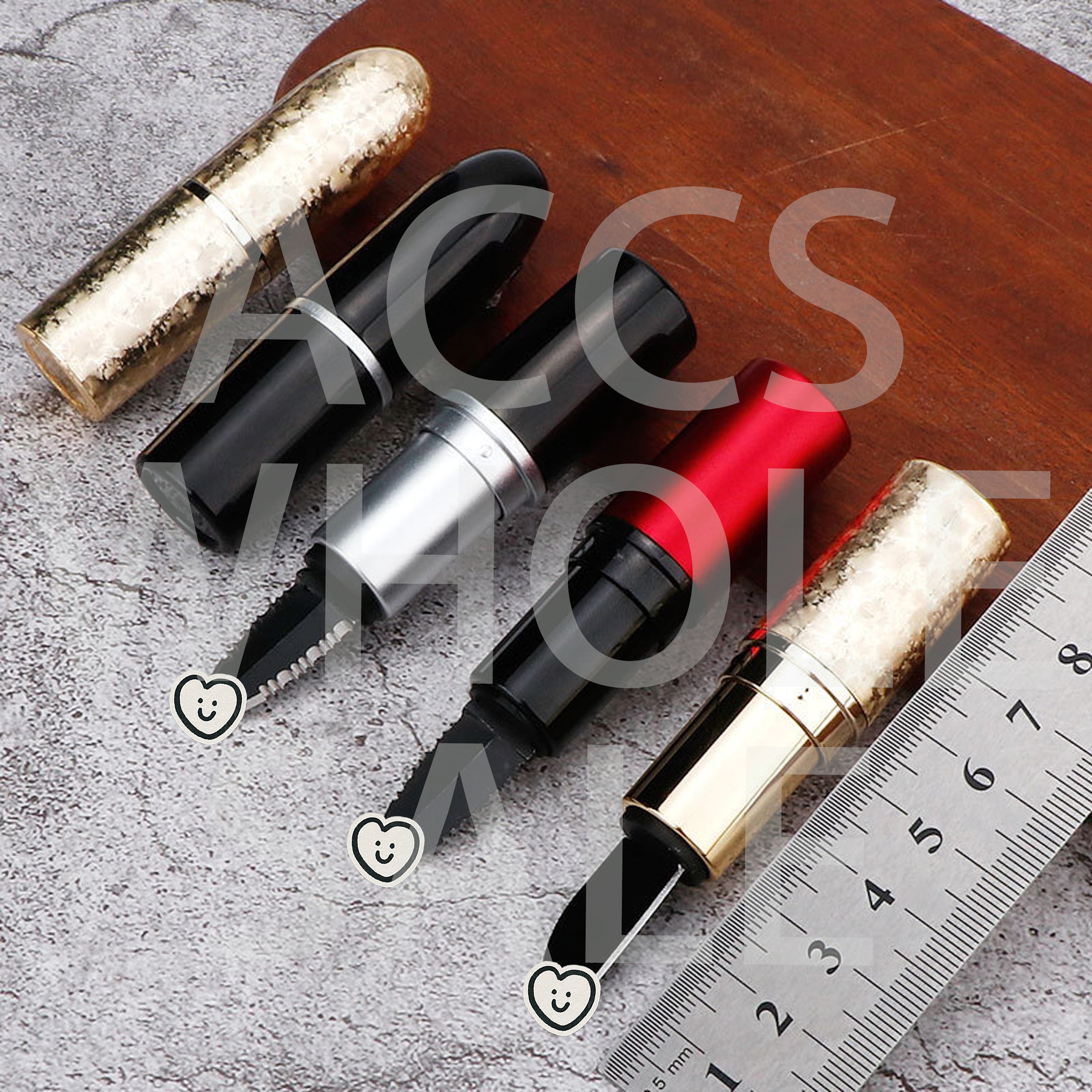 Wholesale Portable Lipstick-shaped Express Unpacking Tool Retractable Pportable Mini Tool