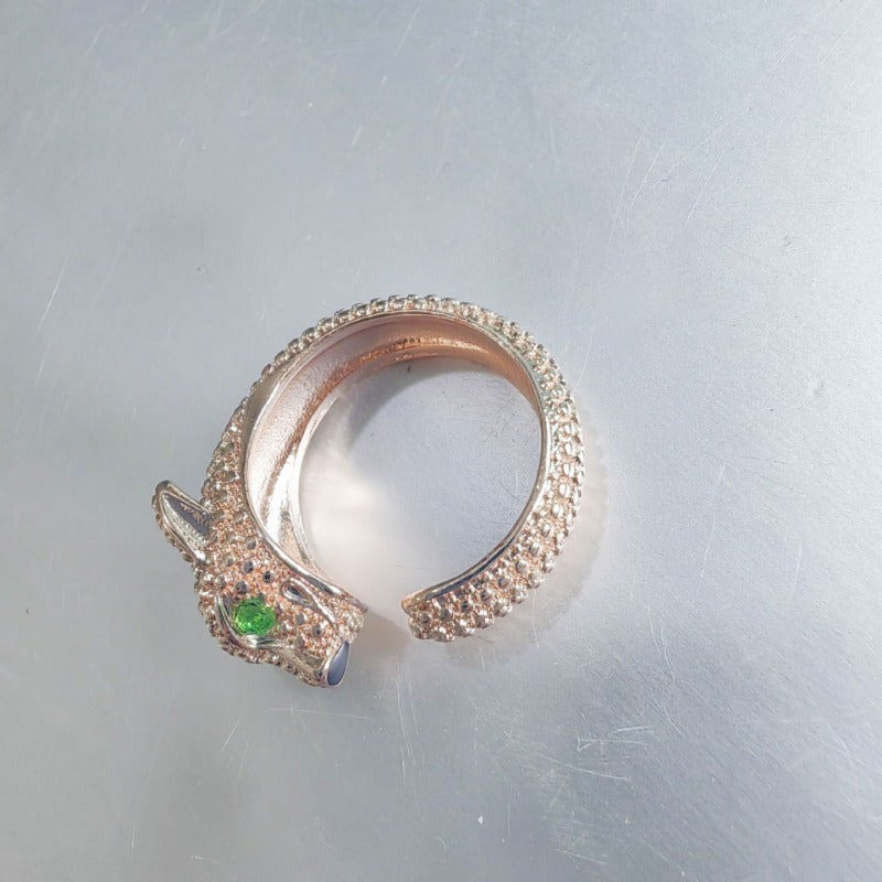 Wholesale Leopard Head Full Diamond Ring ACC-RS-Nisen007