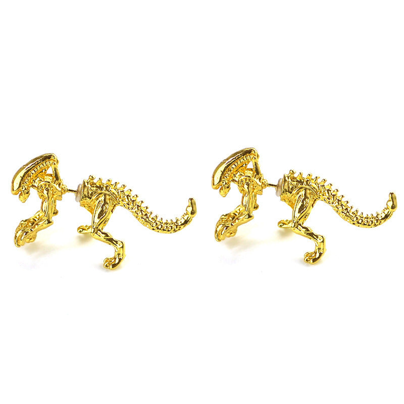 Wholesale  three-dimensional dinosaur earrings