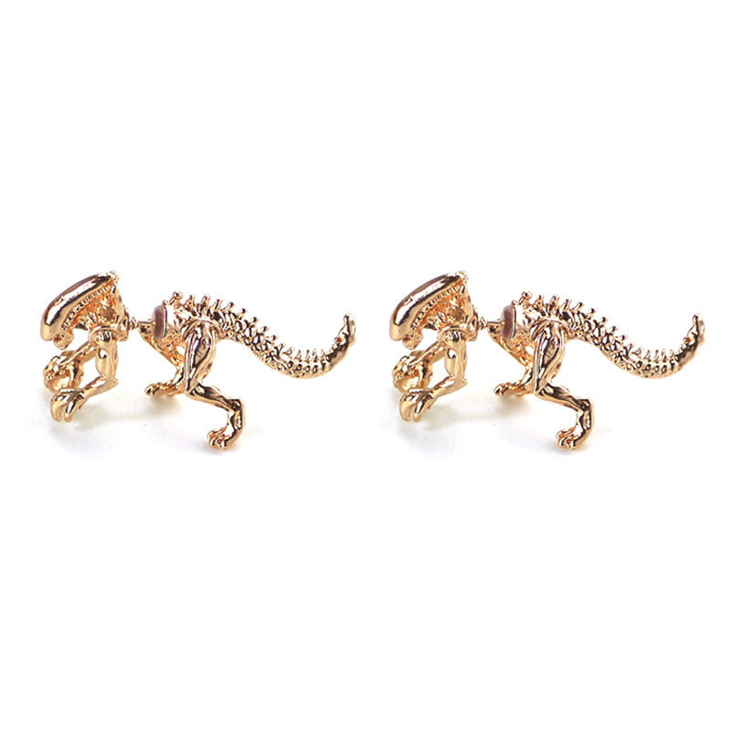 Wholesale  three-dimensional dinosaur earrings