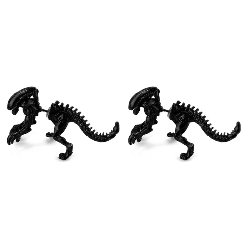 Wholesale  three-dimensional dinosaur earrings