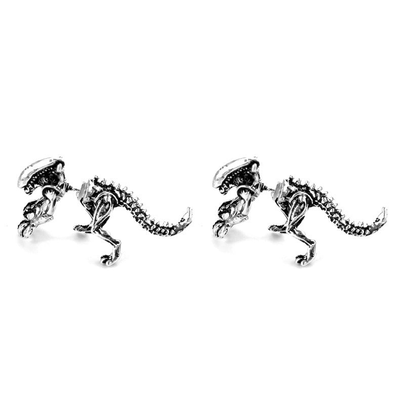 Wholesale  three-dimensional dinosaur earrings