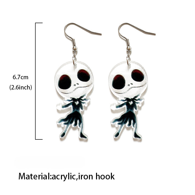 Wholesale Halloween Acrylic Earrings ACC-ES-XinChuan072