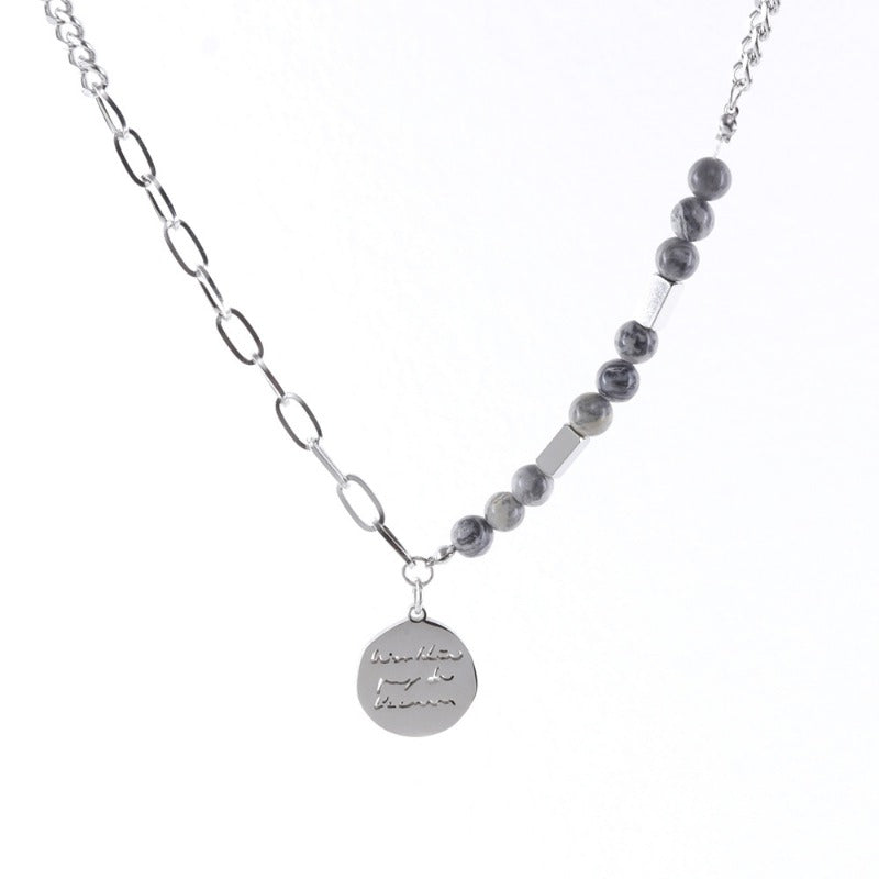 Wholesale Non-fading Titanium Steel Men's Necklace ACC-NE-FeiLing003