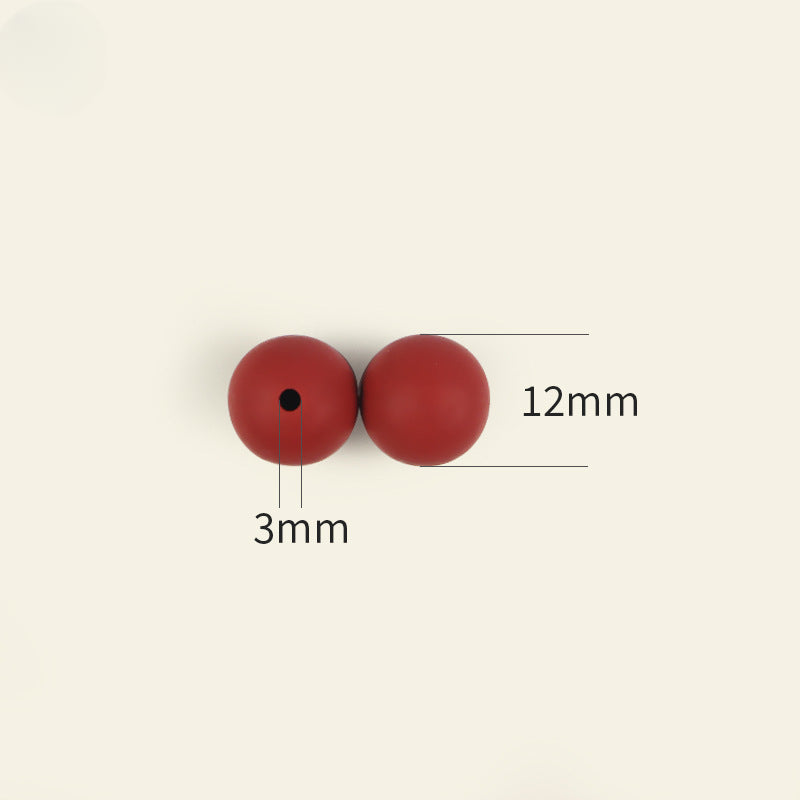 Wholesale 100pcs 12mm Silicone Ball DIY for Beadable ACC-BDS-JIaHao005