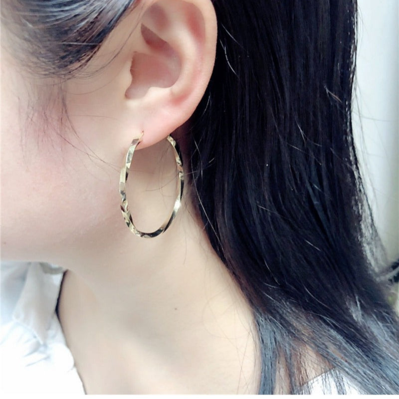Wholesale Exaggerated Large Hoop Earrings ACC-ES-KaiKang003