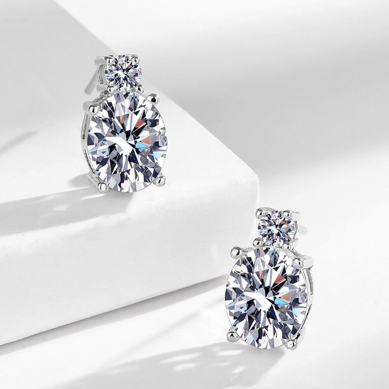 Wholesale Diamond Tassel White Zirconia Earrings ACC-ES-MeiLi001