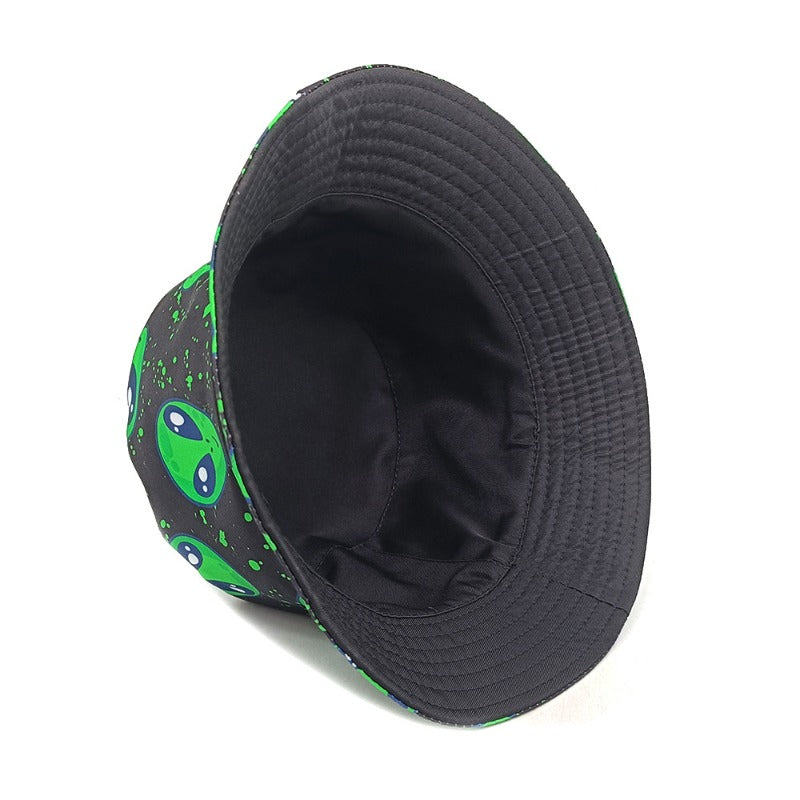 Wholesale Creative Alien Pattern Bucket Hat ACC-HT-ShunMa014