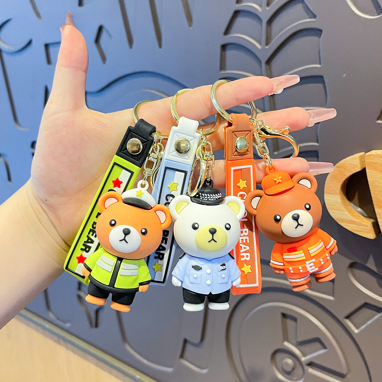 Wholesale Cartoon Cute PVC Soft Keychain ACC-KC-ZhiWu005