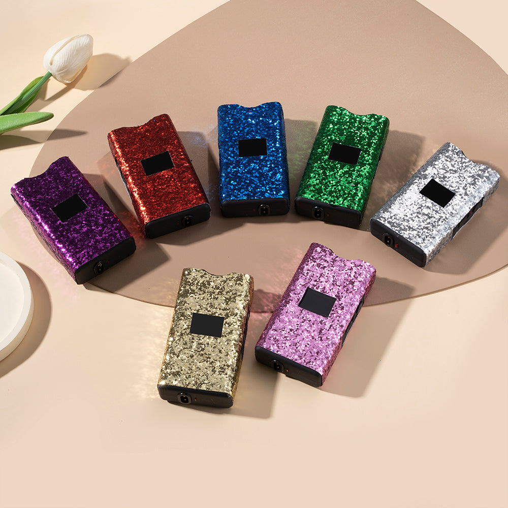 Wholesale Colorful Sequins Multifunctional Rechargeable Flashlight Keychain Accessories ACC-KC-ZhiYa060