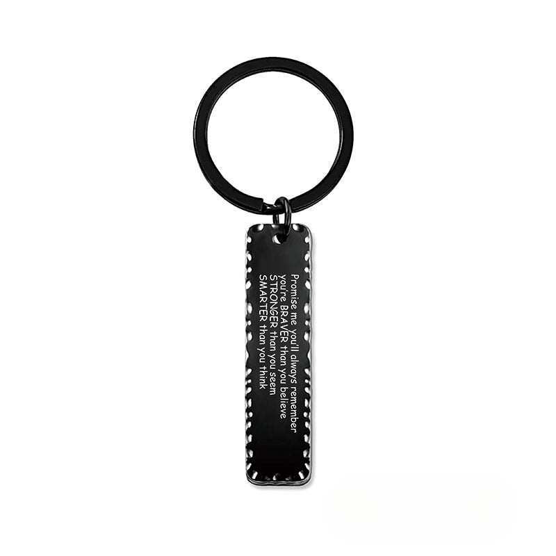 Wholesale 2024 Graduation Season Gift Inspirational Phrase Stainless Steel Keychain ACC-KC-Ganggu012