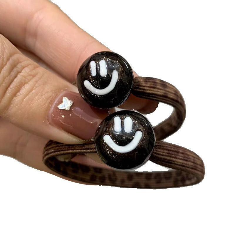 Wholesale Fashion Smiley Small Leopard Hairband ACC-HS-Fanz002