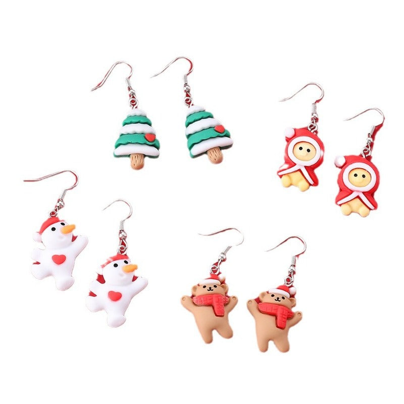 Wholesale Cartoon Creative Christmas Series Earrings ACC-ES-ChuLian097