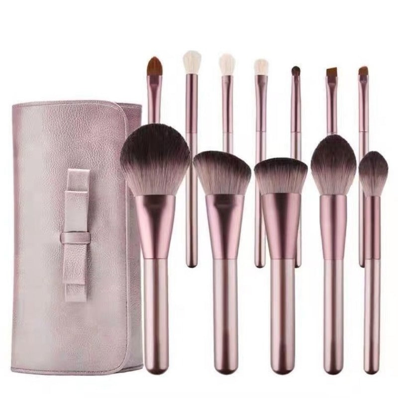 Wholesale 12pcs/set Cangzhou Soft-haired Small Grape Makeup Brush Set ACC-MB-Feim005