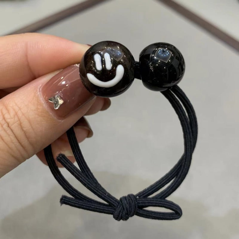 Wholesale Acetate Smiley Face Multicolor Hair Ties ACC-HS-Fanz001